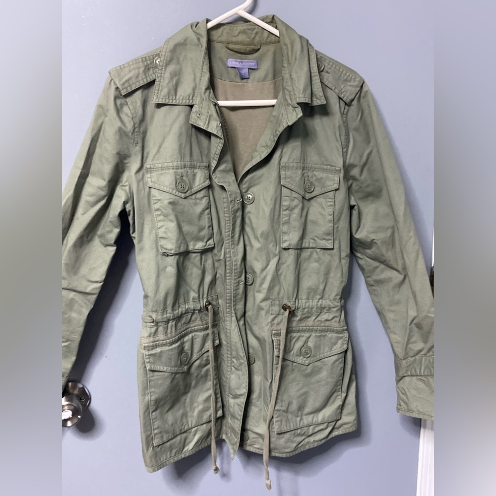 Laura Scott Olive Jacket